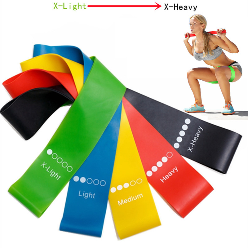 Leg Home Gym Workout - Generic Tpe Resistance Bands 5 Levels