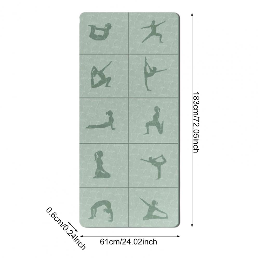 Gymnastics Mat Thick - Foldable Yoga Mat Extra Portable Travel
