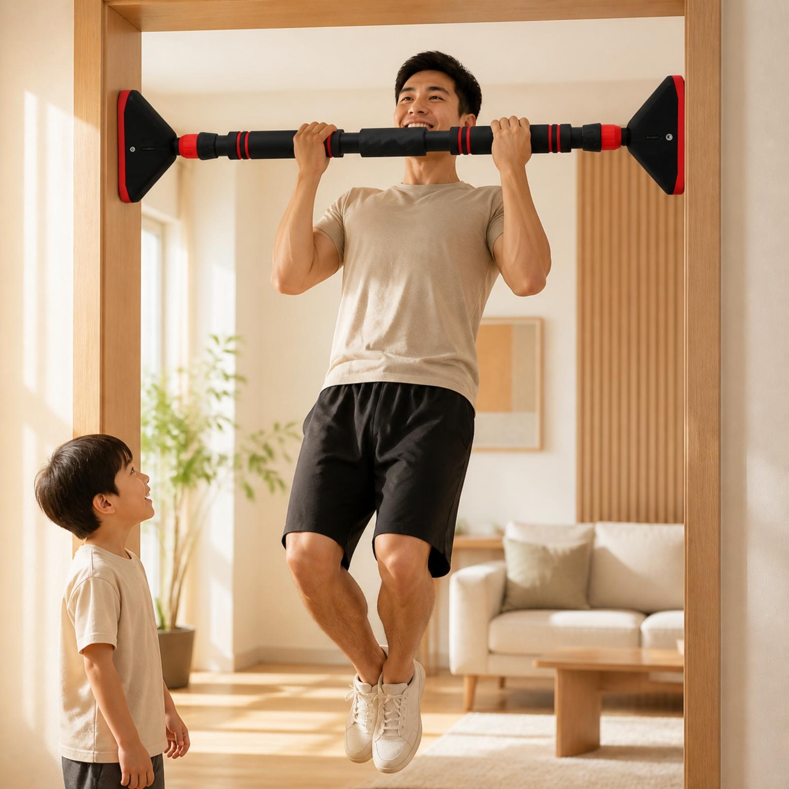 Chin Up Doorframe - Door Frame Pull Up Bar Indoor