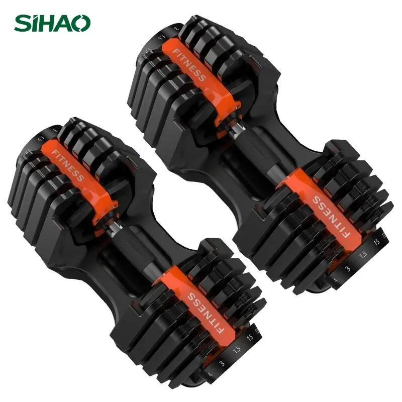 Home Gym Custom - Adjustable Dumbbells|SIHAO 52.5 Lbs Adjustable Dumbbell