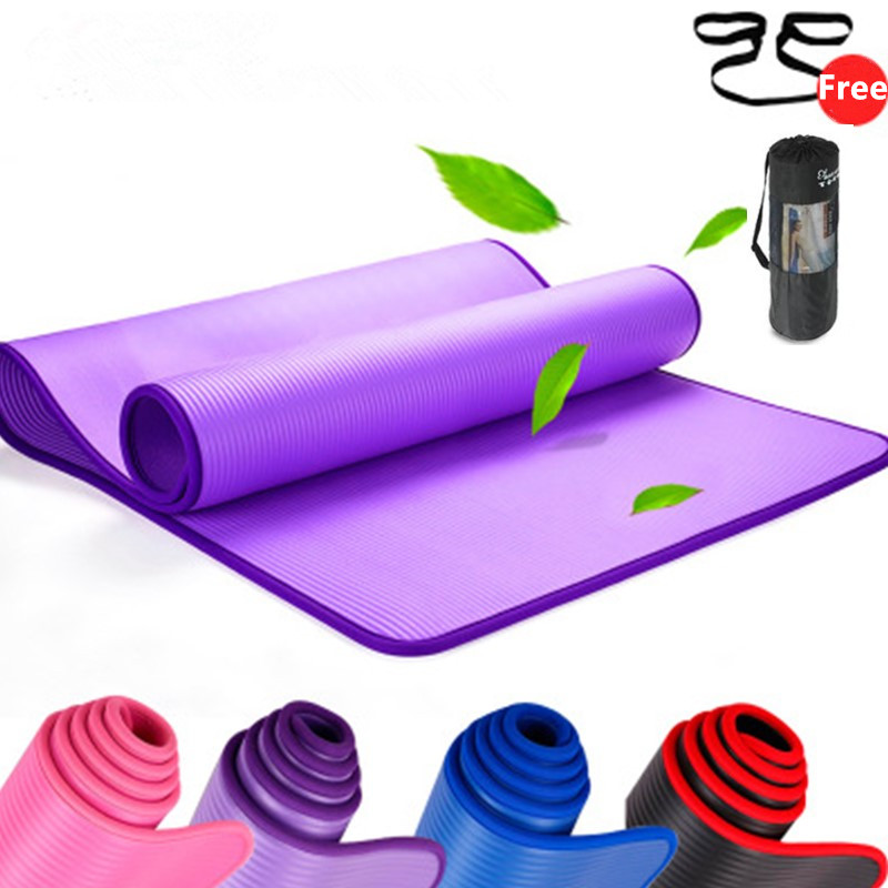 10mm Non-Slip Yoga Mat 183cm*6 - огляд і ціна Gymnastics Mat Thick