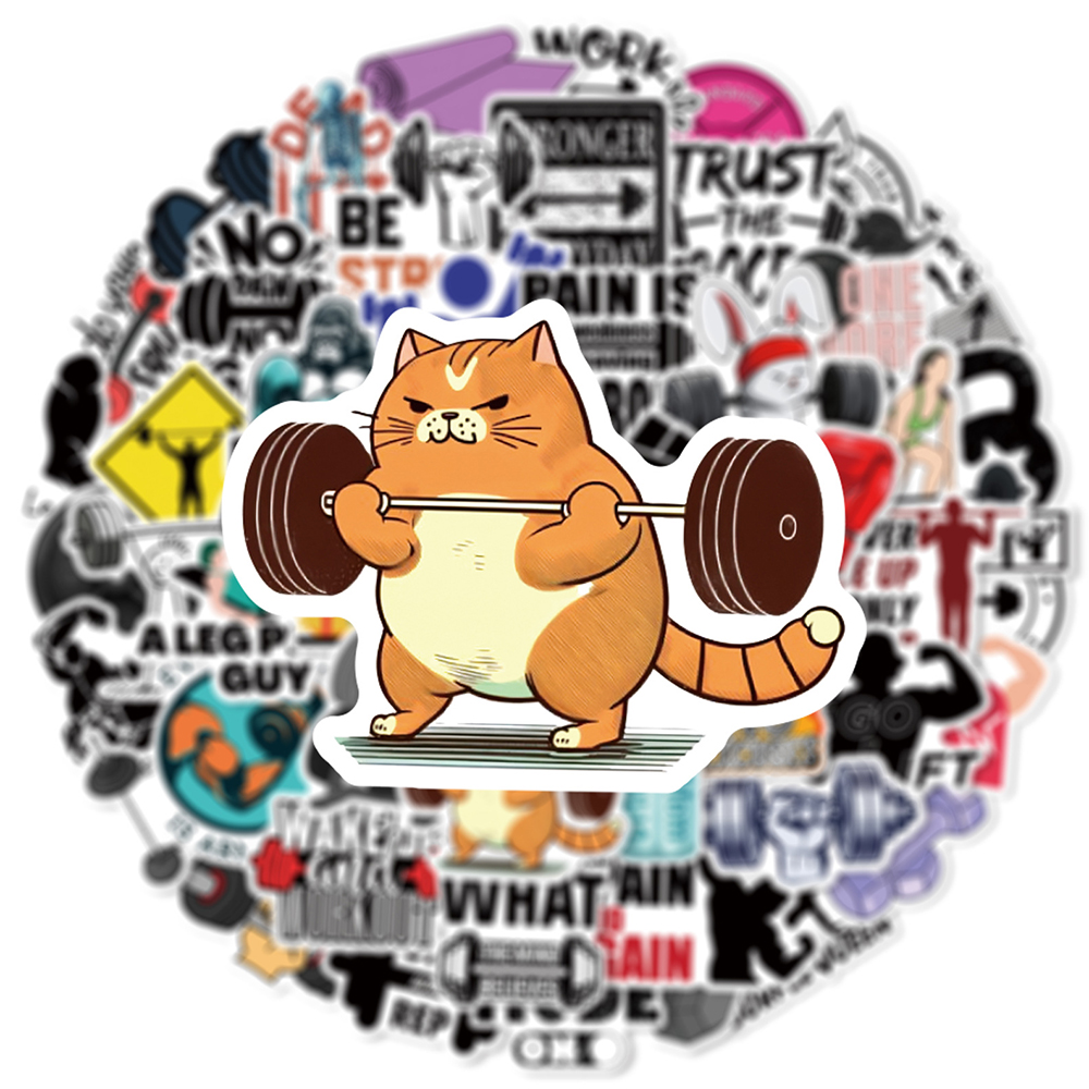 10/30/50pcs Inspirational Fitn - огляд і ціна Home Gym Aesthetic