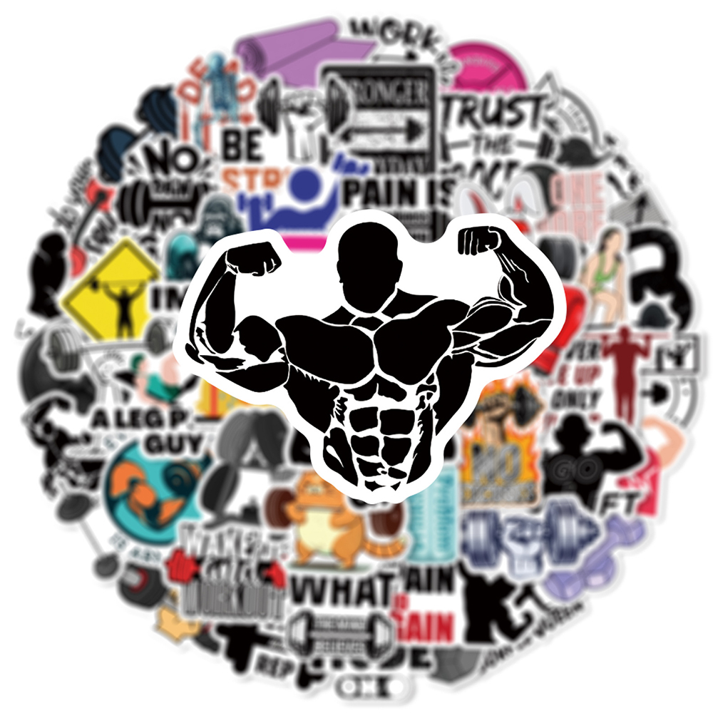 10/30/50pcs Inspirational Fitn - огляд і ціна Home Gym Aesthetic