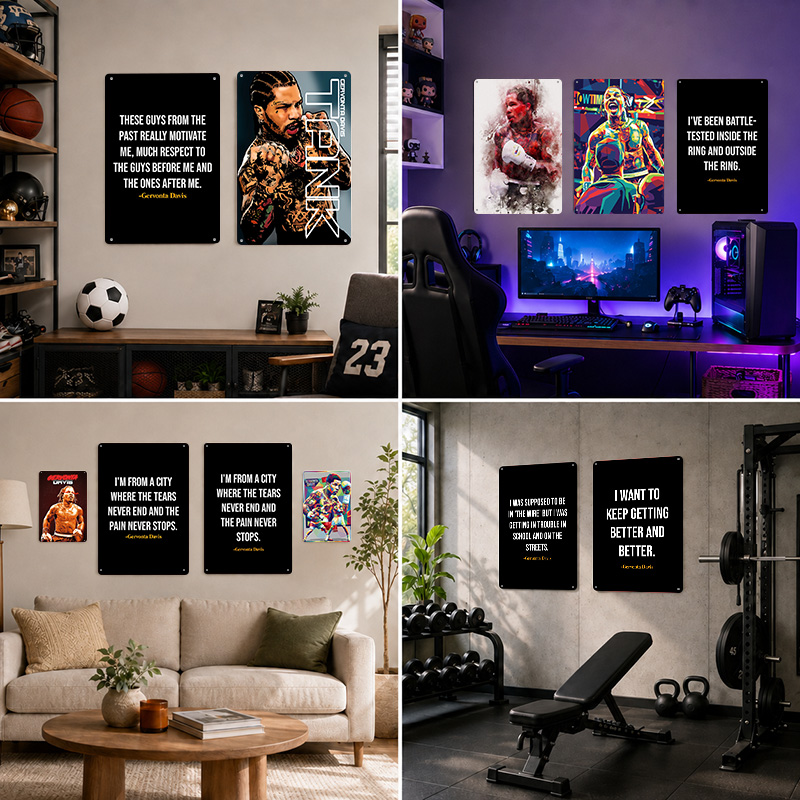 Gervonta Davis Textured Metal  - огляд і ціна Home Gym Custom