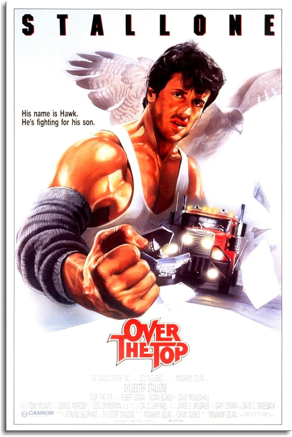 Over The Top Movie Poster Clas - огляд і ціна Home Gym Aesthetic