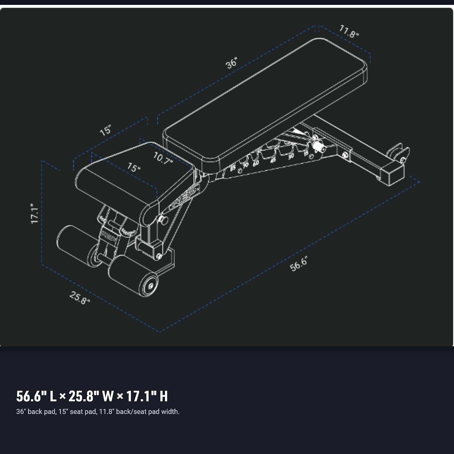FID Foldable Weight Bench, Inc - огляд і ціна Home Gym Custom