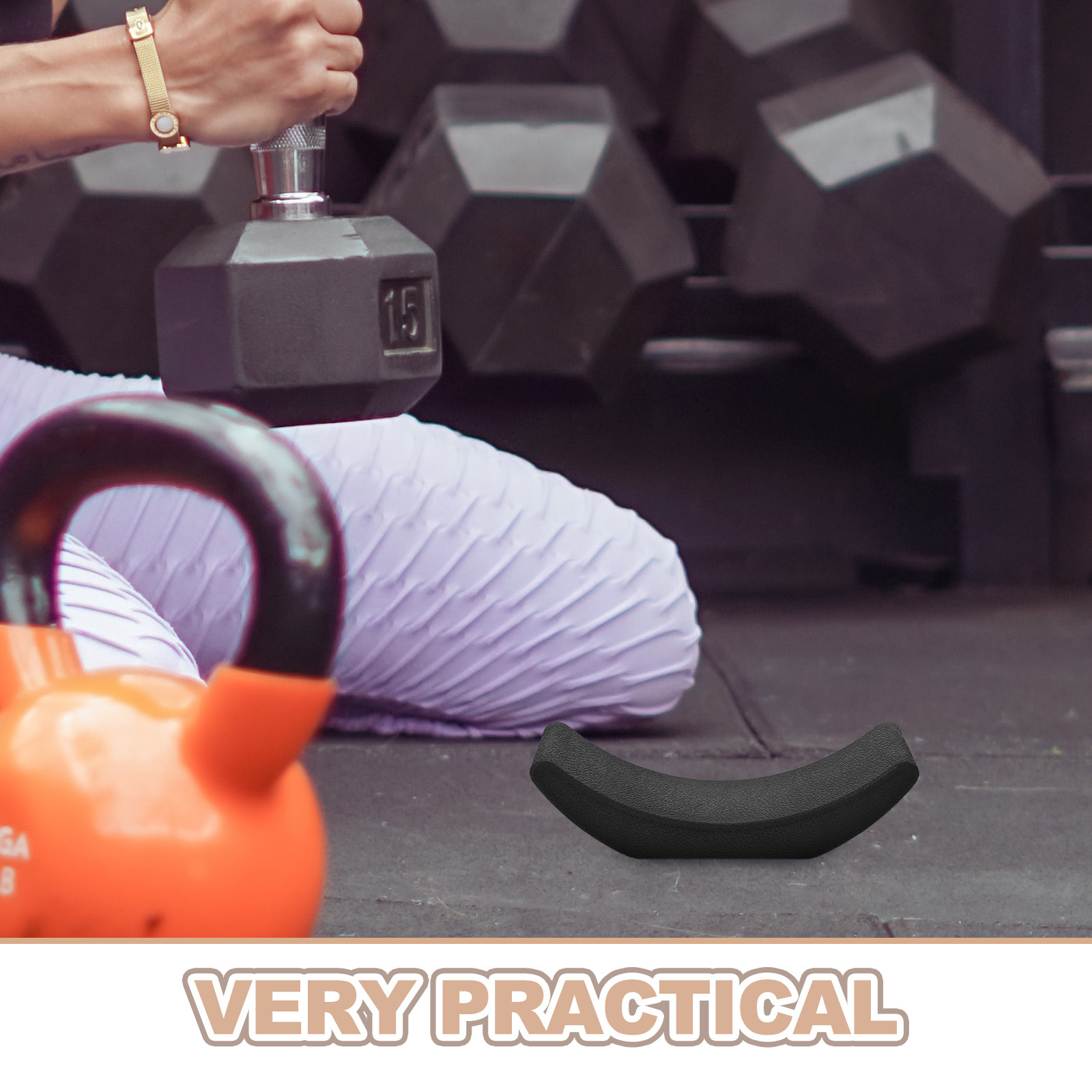 4Pcs Heavy Duty Rubber Dumbbel - огляд і ціна Home Gym Usa