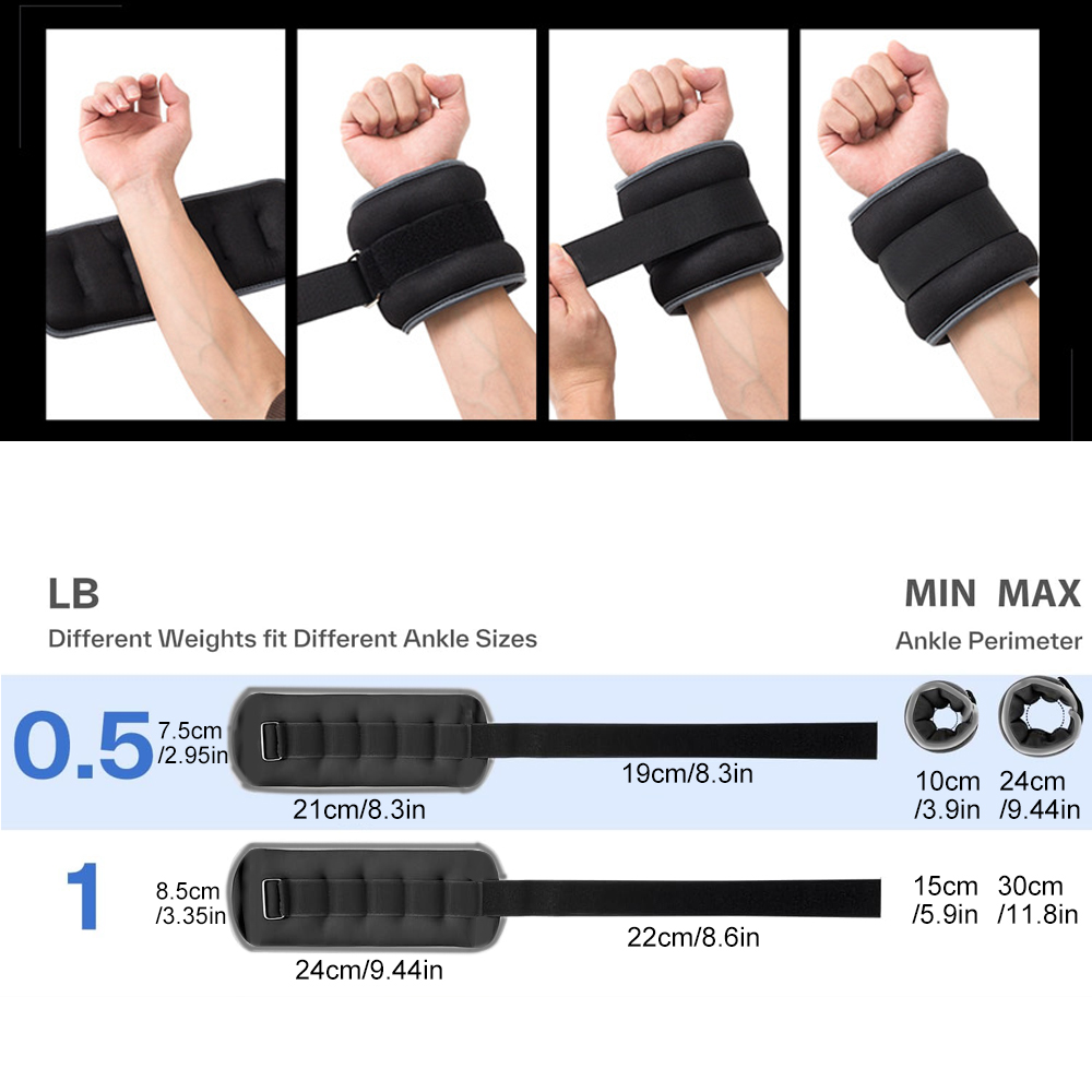 1Pair Wrist Weights, Ankle Wei - огляд і ціна Leg Home Gym Workout