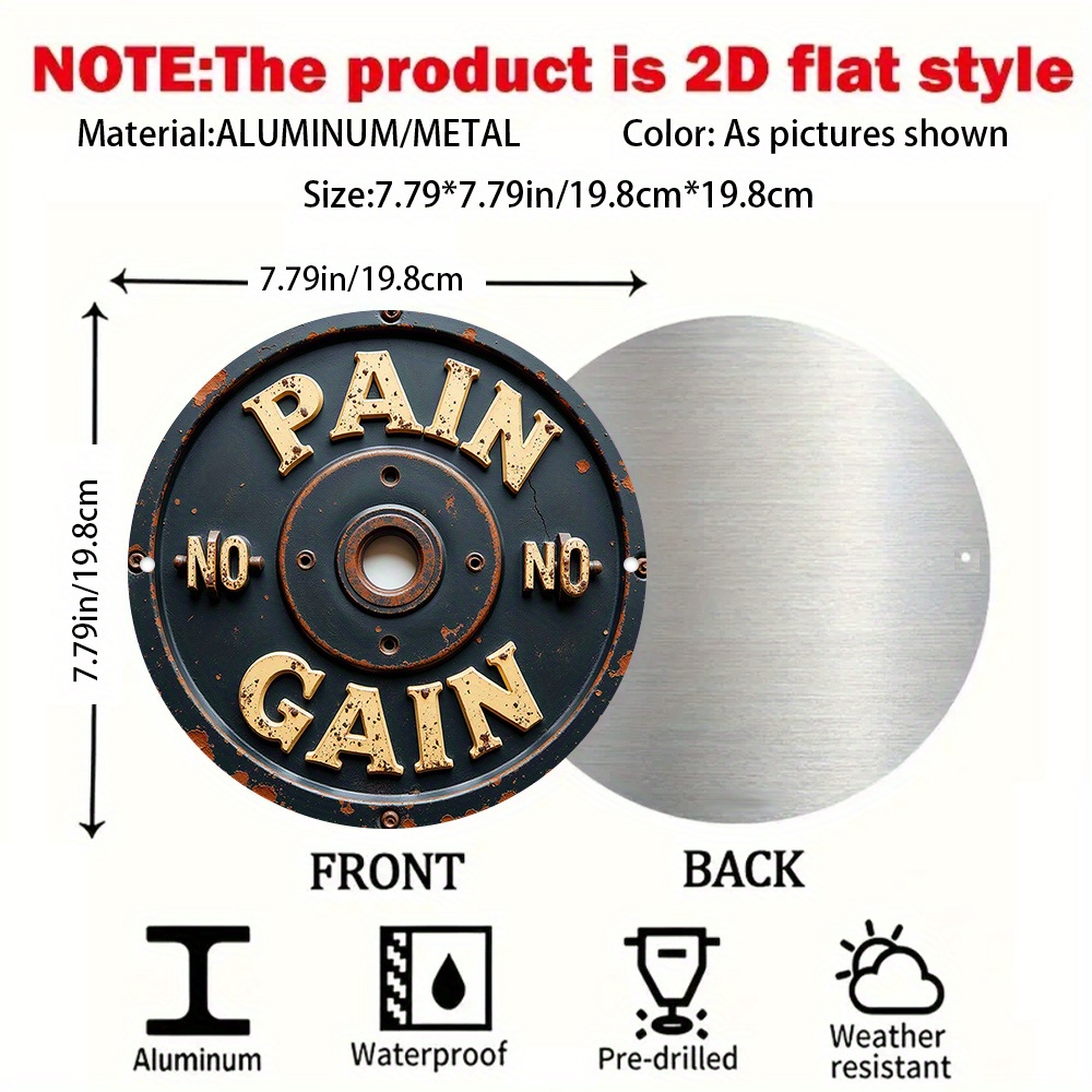CIFBUY Vintage Weight Plate Al - огляд і ціна Home Gym Interior Design