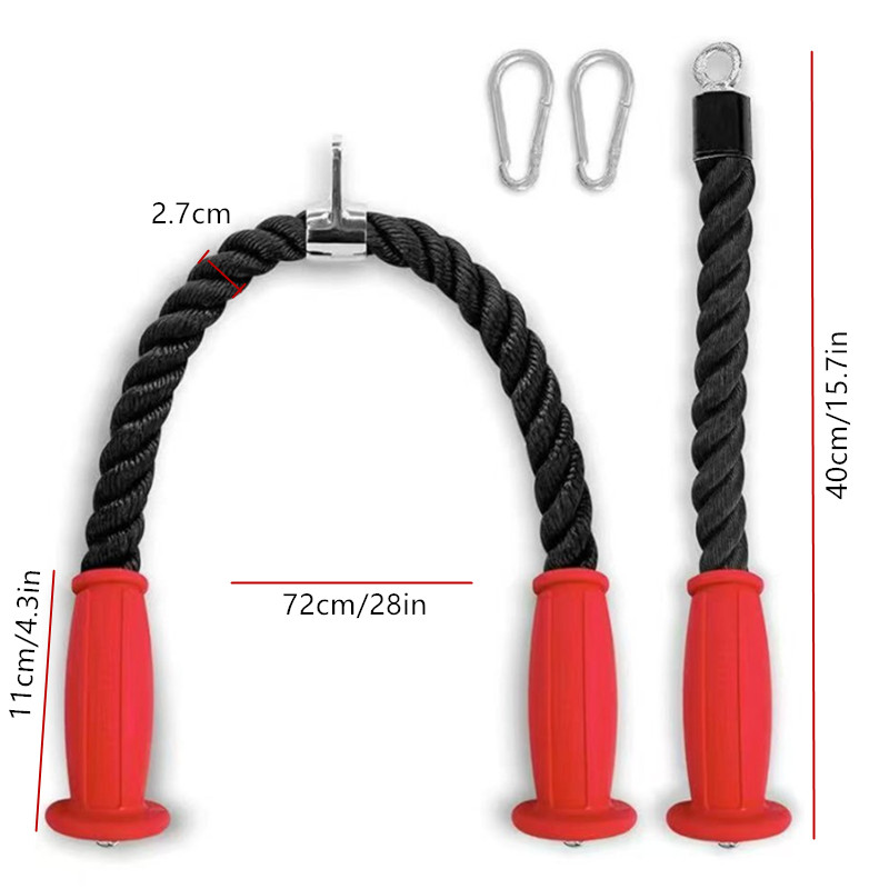 Ergonomic Tricep Ropes Non-Sli - огляд і ціна Home Gym Hyrox