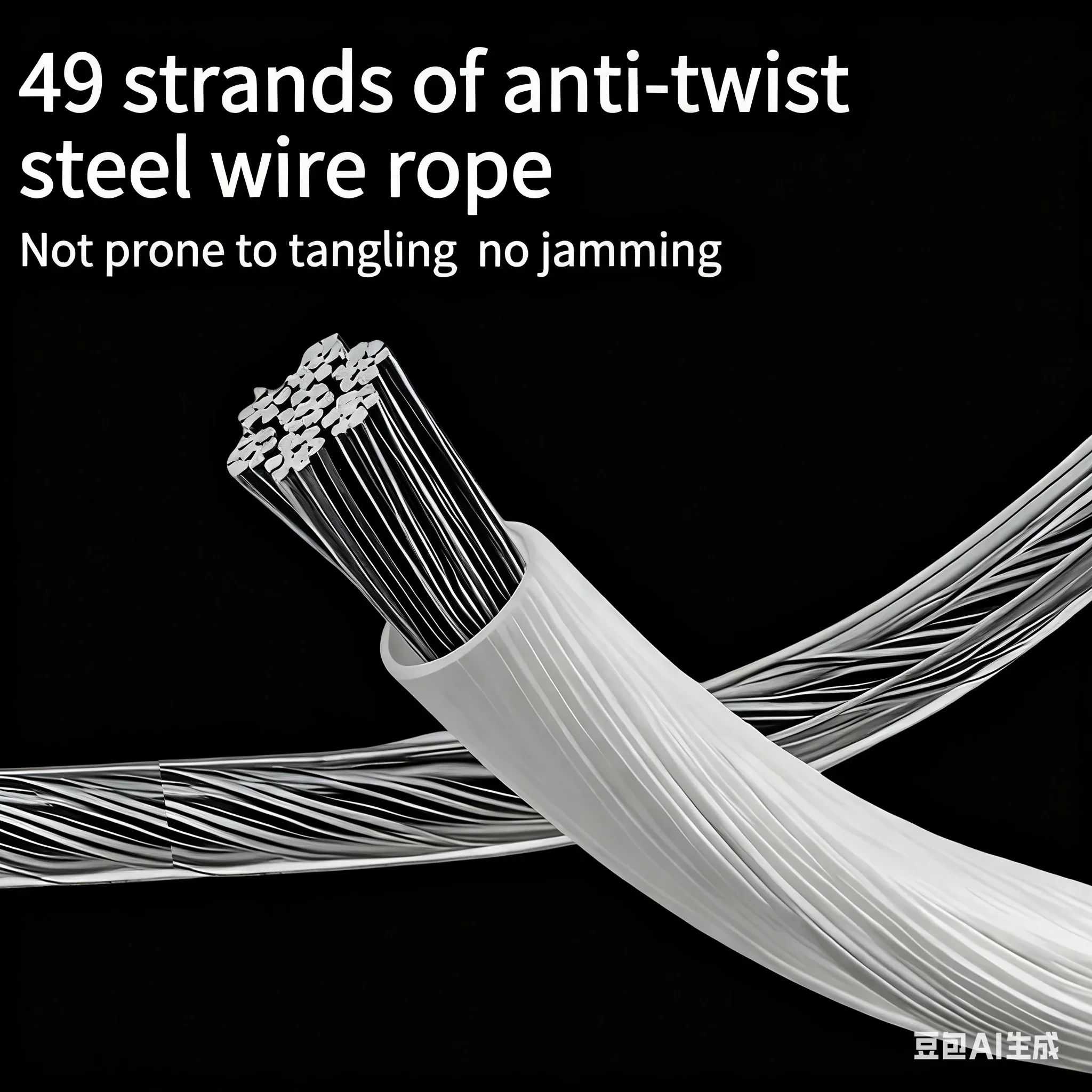 3.0 rubber-coated steel wire r - огляд і ціна Jump Rope Bearing