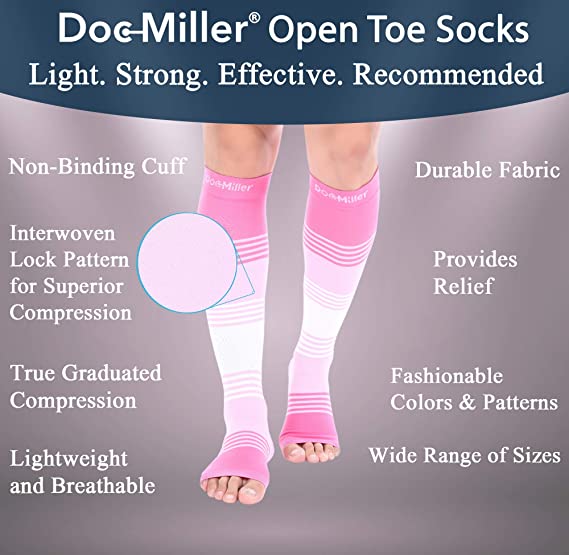 Open Toe Knee High Calf Compre - огляд і ціна Seated Calf Raise
