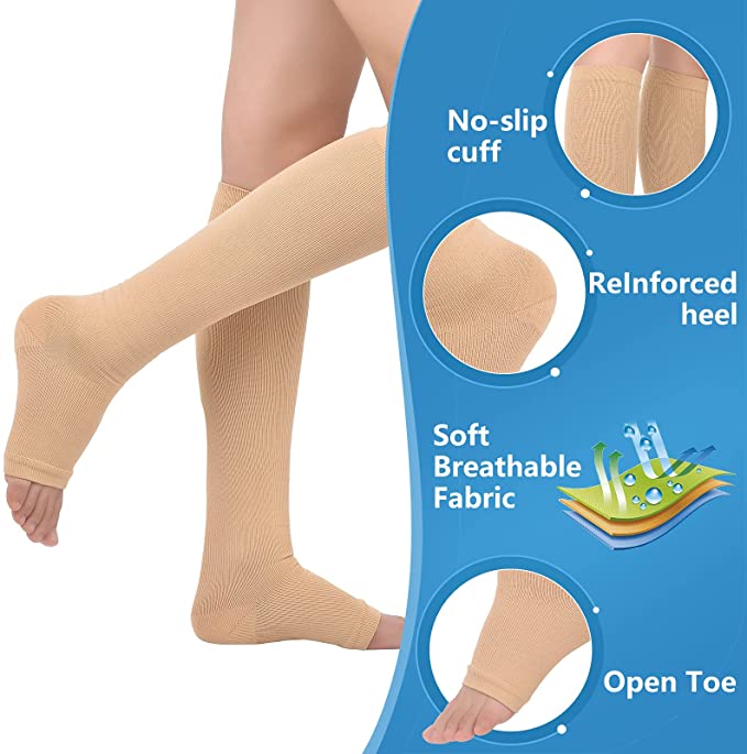 Open Toe Knee High Calf Compre - огляд і ціна Seated Calf Raise