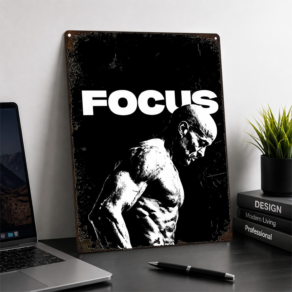Bodybuilder Focus Quote Printe - огляд і ціна Home Gym Custom