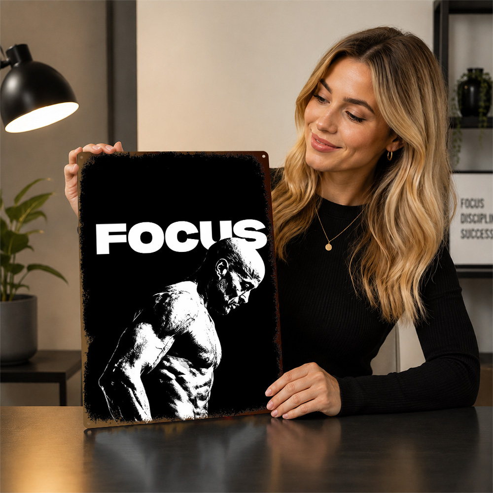 Bodybuilder Focus Quote Printe - огляд і ціна Home Gym Custom
