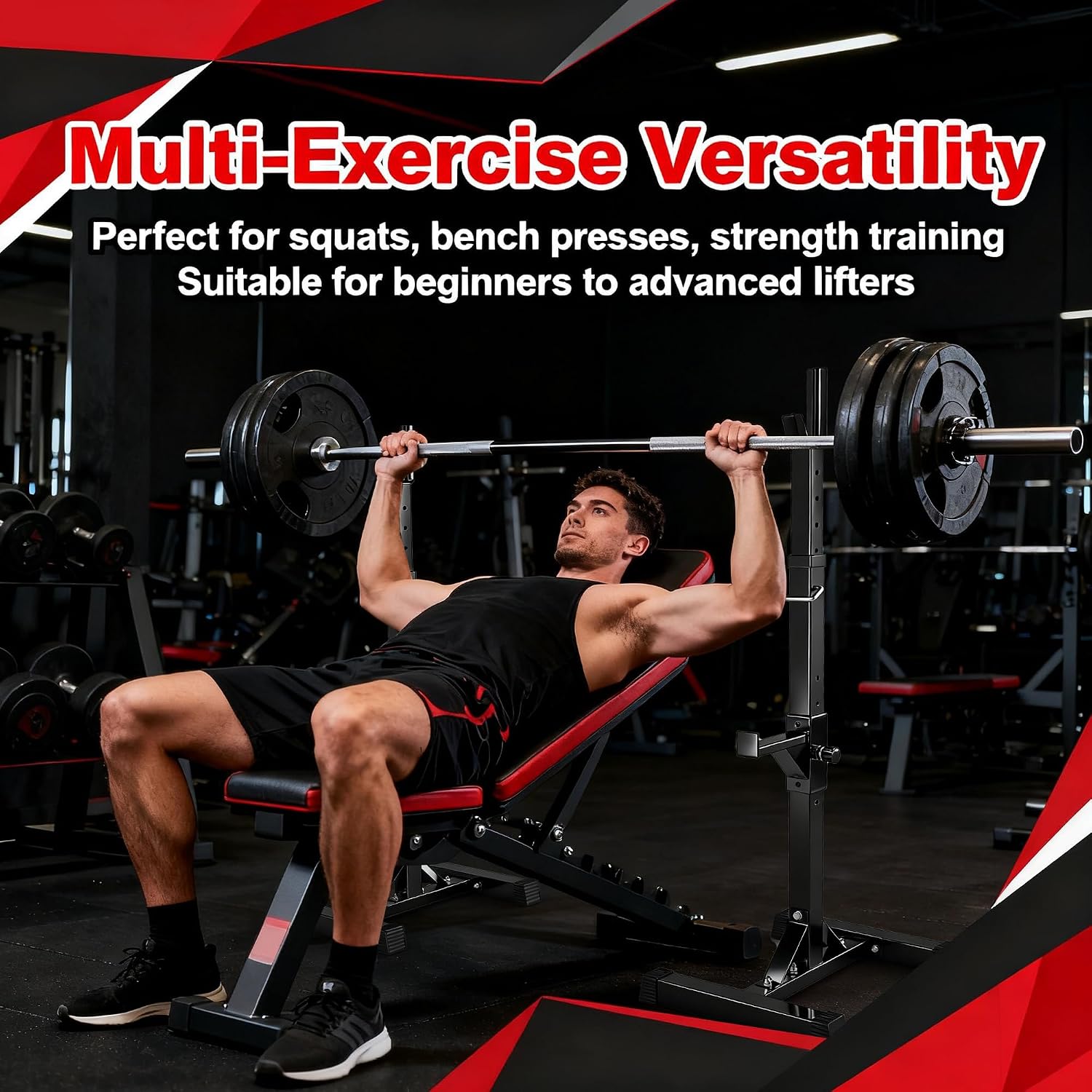 Adjustable Squat Rack Stands f - огляд і ціна Home Gym Usa