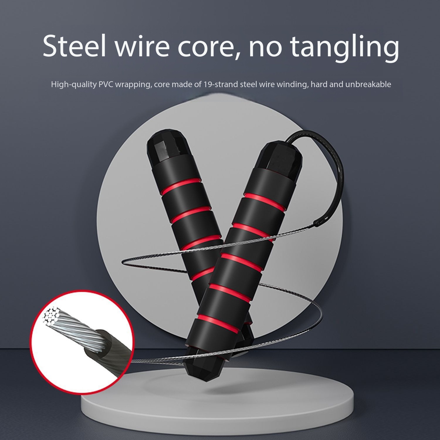 Adjustable Steel Wire Jump Rop - огляд і ціна Jump Rope Bearing