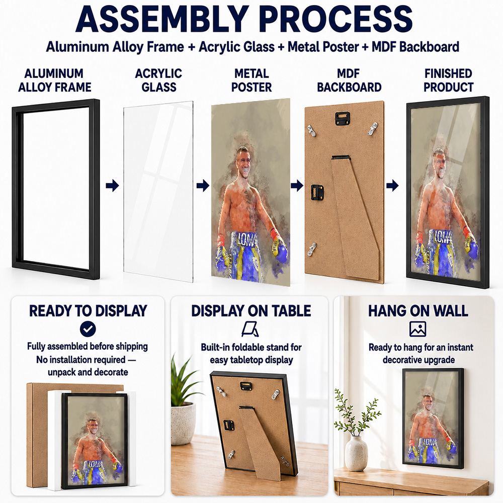 Vasiliy Lomachenko Framed Alum - огляд і ціна Home Gym Custom