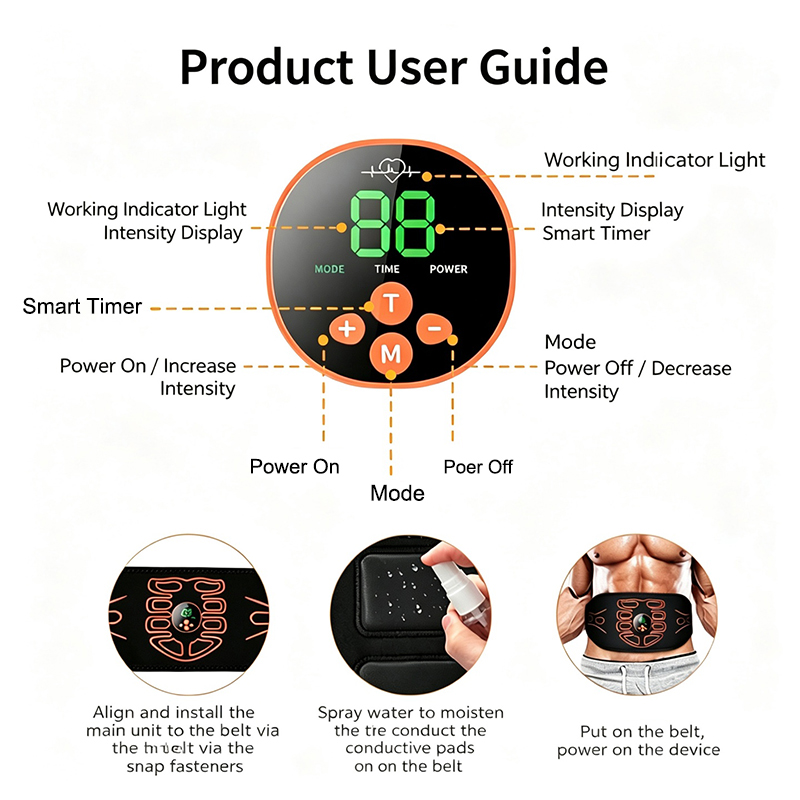Abdominal Toning Belt Smart Ab - огляд і ціна Home Gym Hyrox