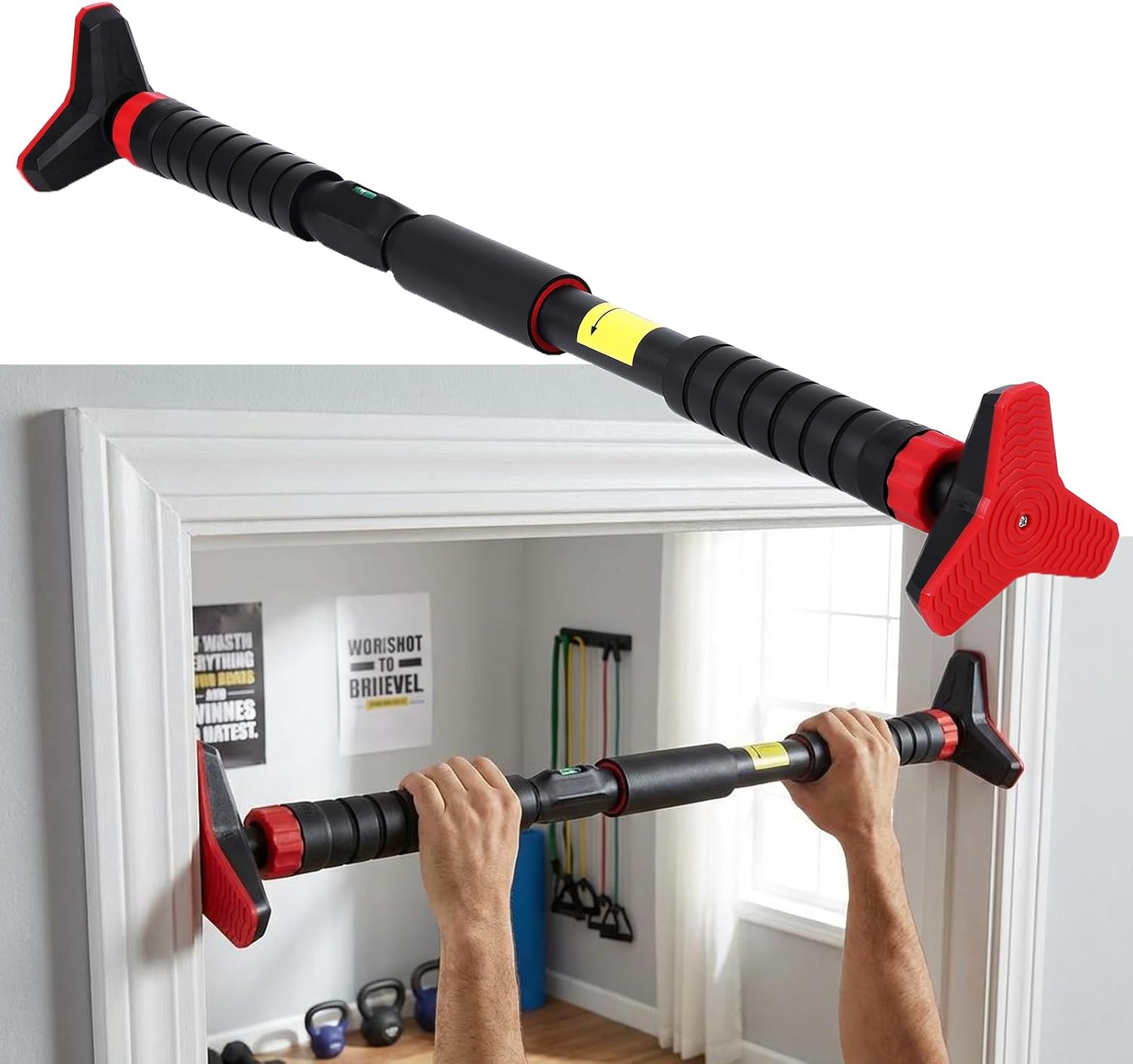 Doorway Pull Up Bar, Door Fram - огляд і ціна Chin Up Doorframe