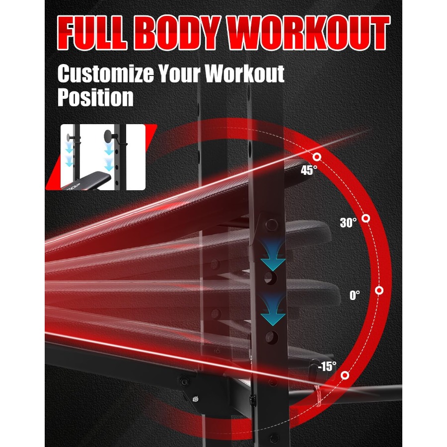 Weight Bench Set for Home Gym, - огляд і ціна Home Gym With Leg Press
