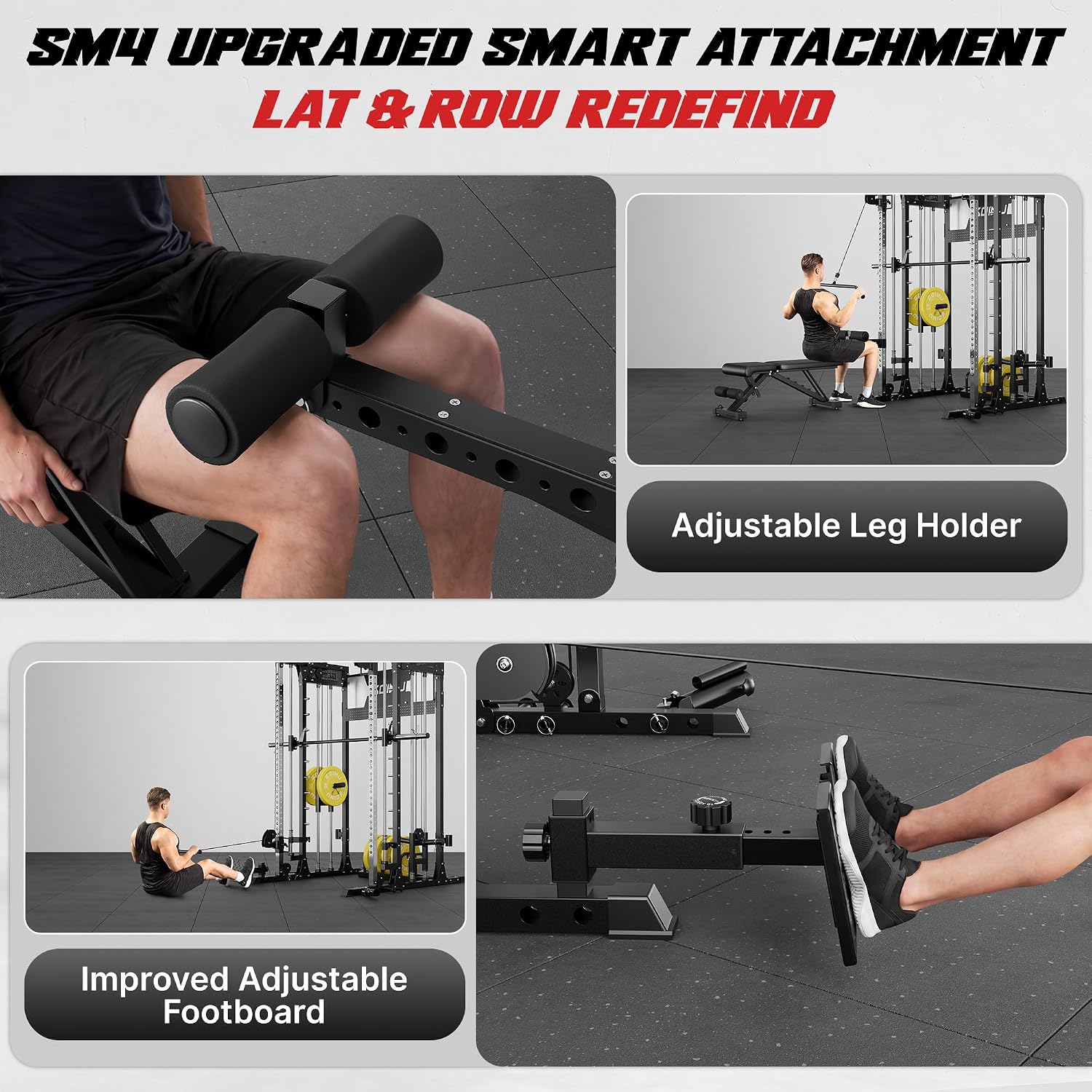 SM4 Smith Machine with Dual Pu - огляд і ціна Home Gym With Leg Press