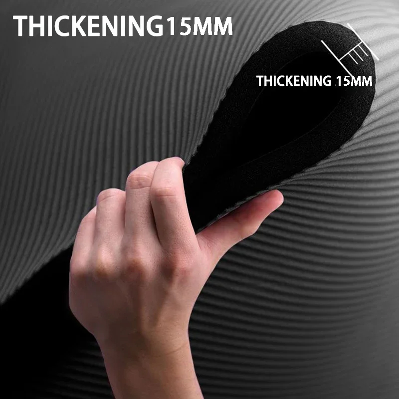 Non-slip Extra Thick 15mm Yoga - огляд і ціна Gymnastics Mat Thick