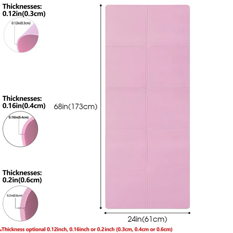 4mm Thick Non-Slip Yoga Exerci - огляд і ціна Gymnastics Mat Thick