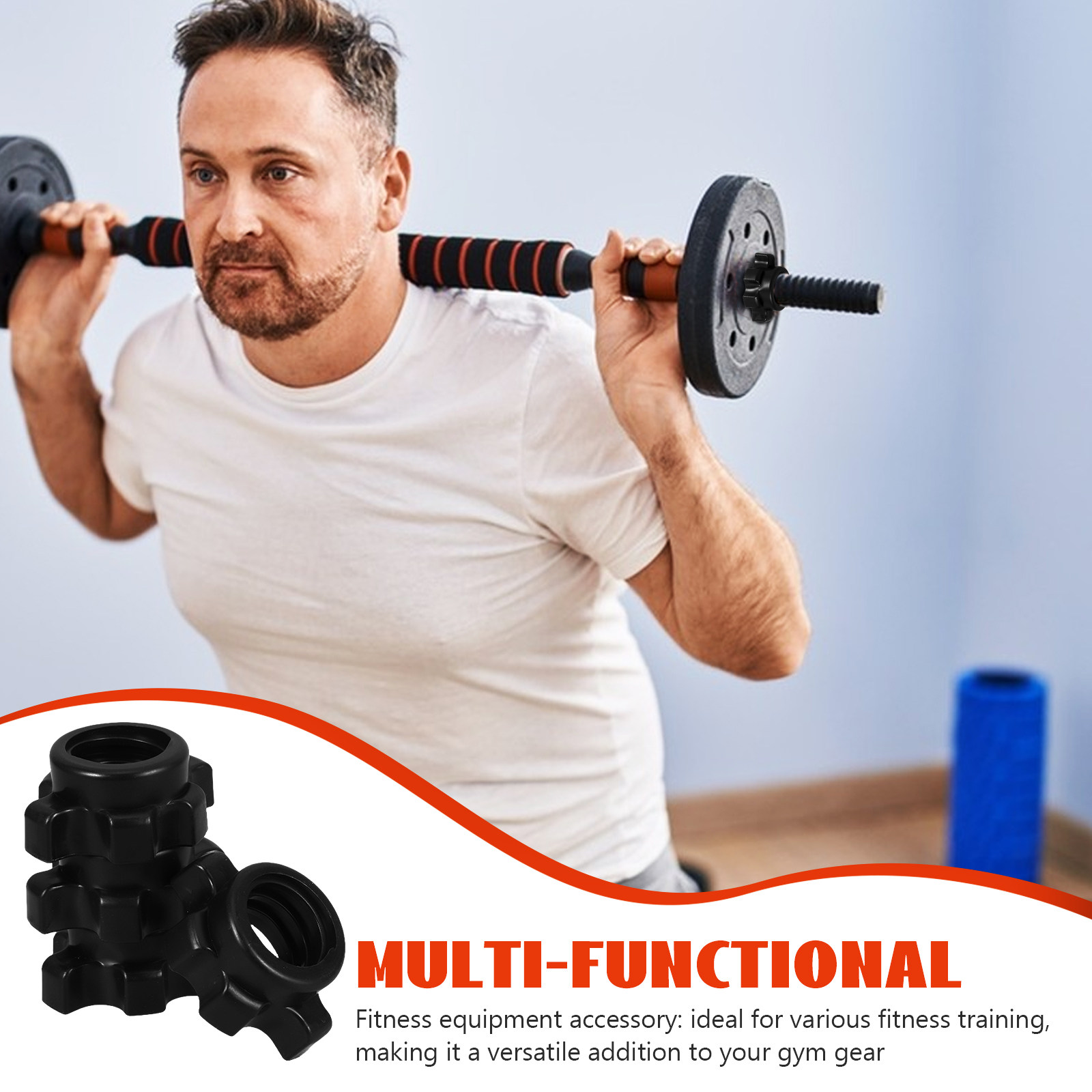 4 Pcs Plastic Nut Dumbbell Bar - огляд і ціна Home Gym Hyrox