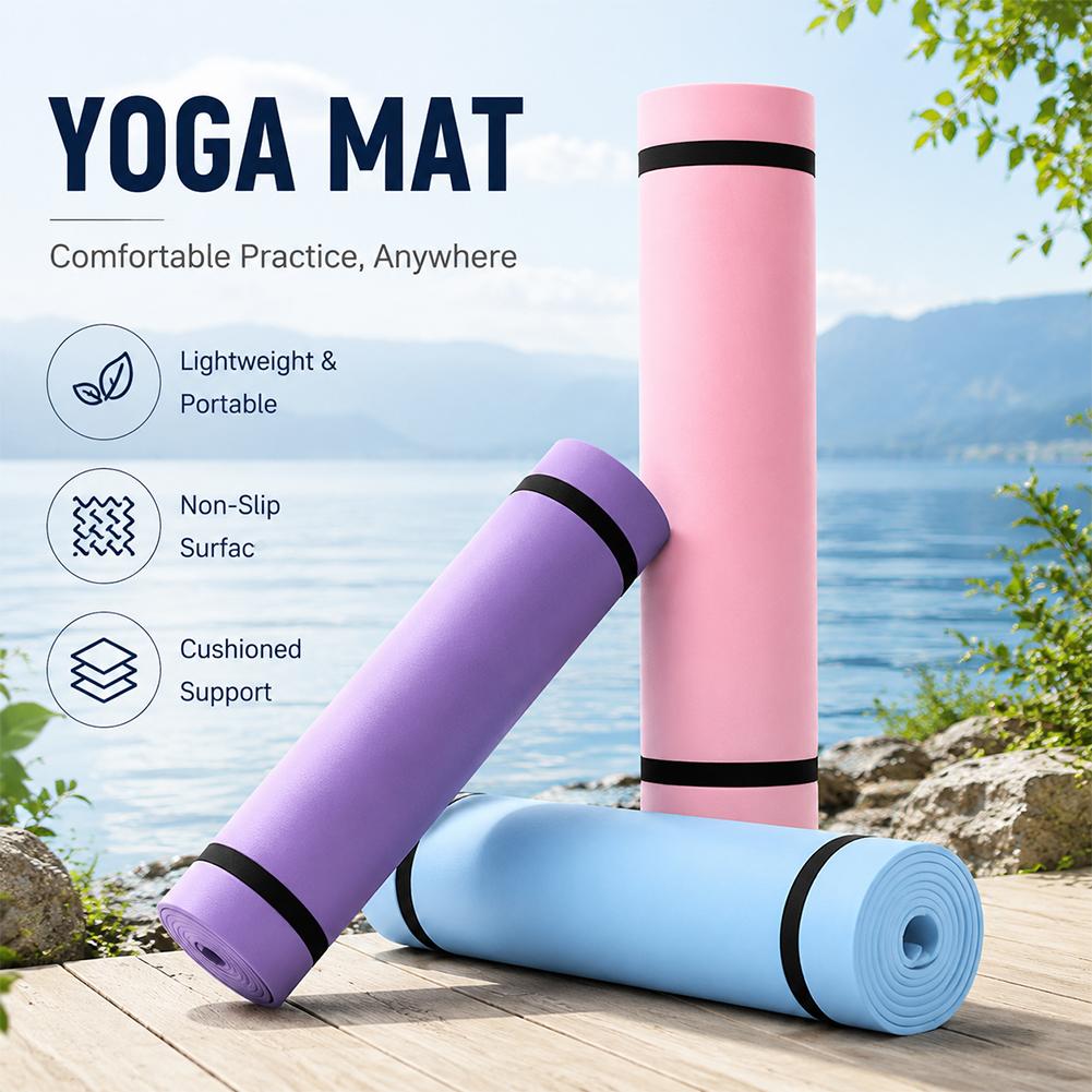 1/2Pcs Thick Yoga Mat Anti-ski - огляд і ціна Gymnastics Mat Thick