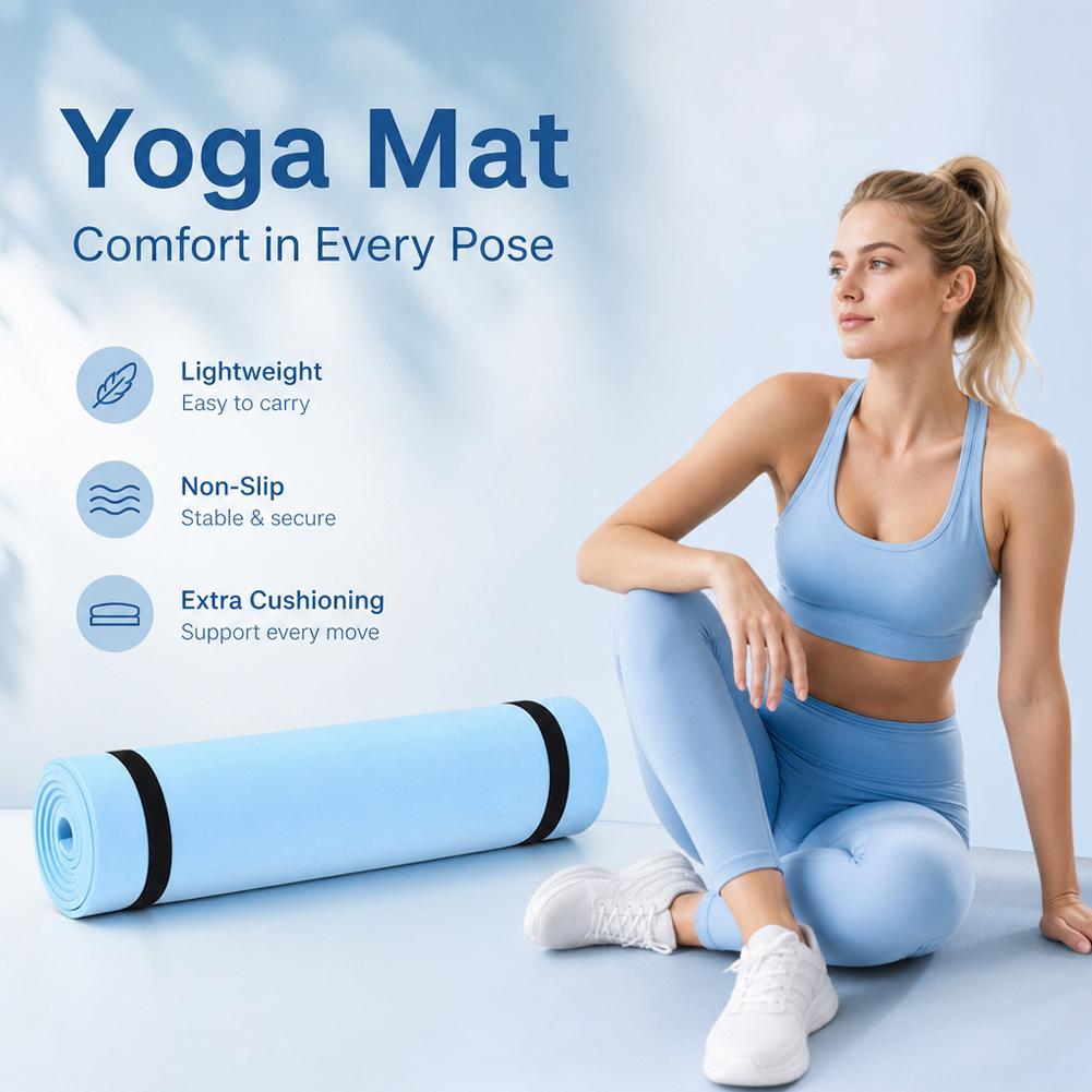 1/2Pcs Thick Yoga Mat Anti-ski - огляд і ціна Gymnastics Mat Thick