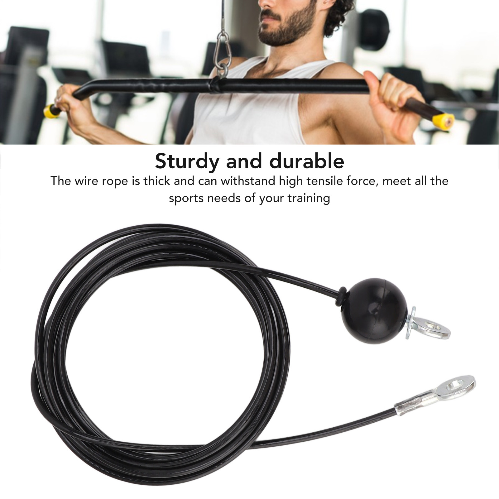 1Pc 4/5M Steel Wire Rope DIY H - огляд і ціна Home Gym Equipment Diy