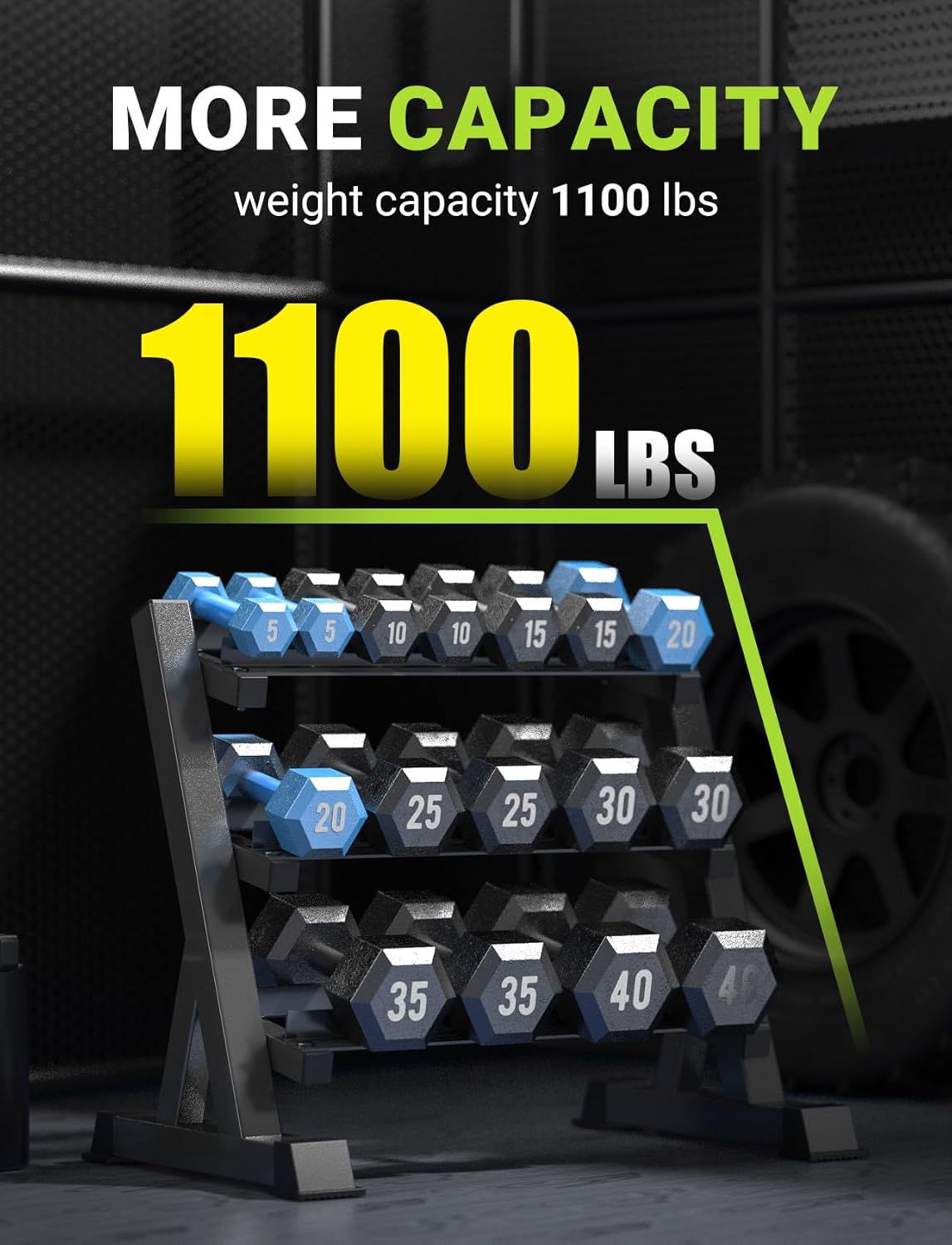 Home Gym Dumbbell Rack, 3 & 5  - огляд і ціна Home Gym Usa